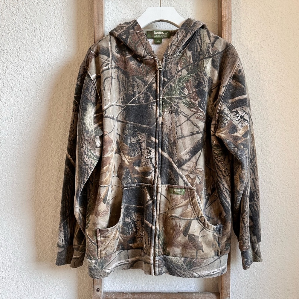 Gander Mountain Realtree Camp Zip Up Hoodie boys sz: Large